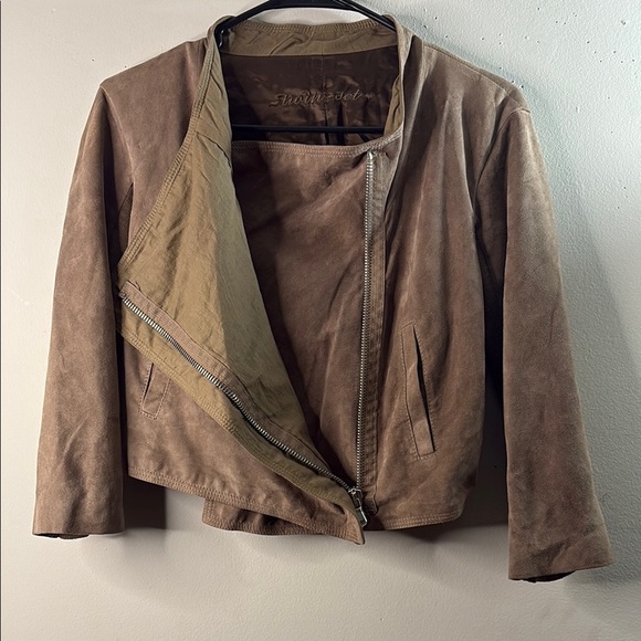 Twin-Set Tan Leather Jacket - Picture 6 of 12